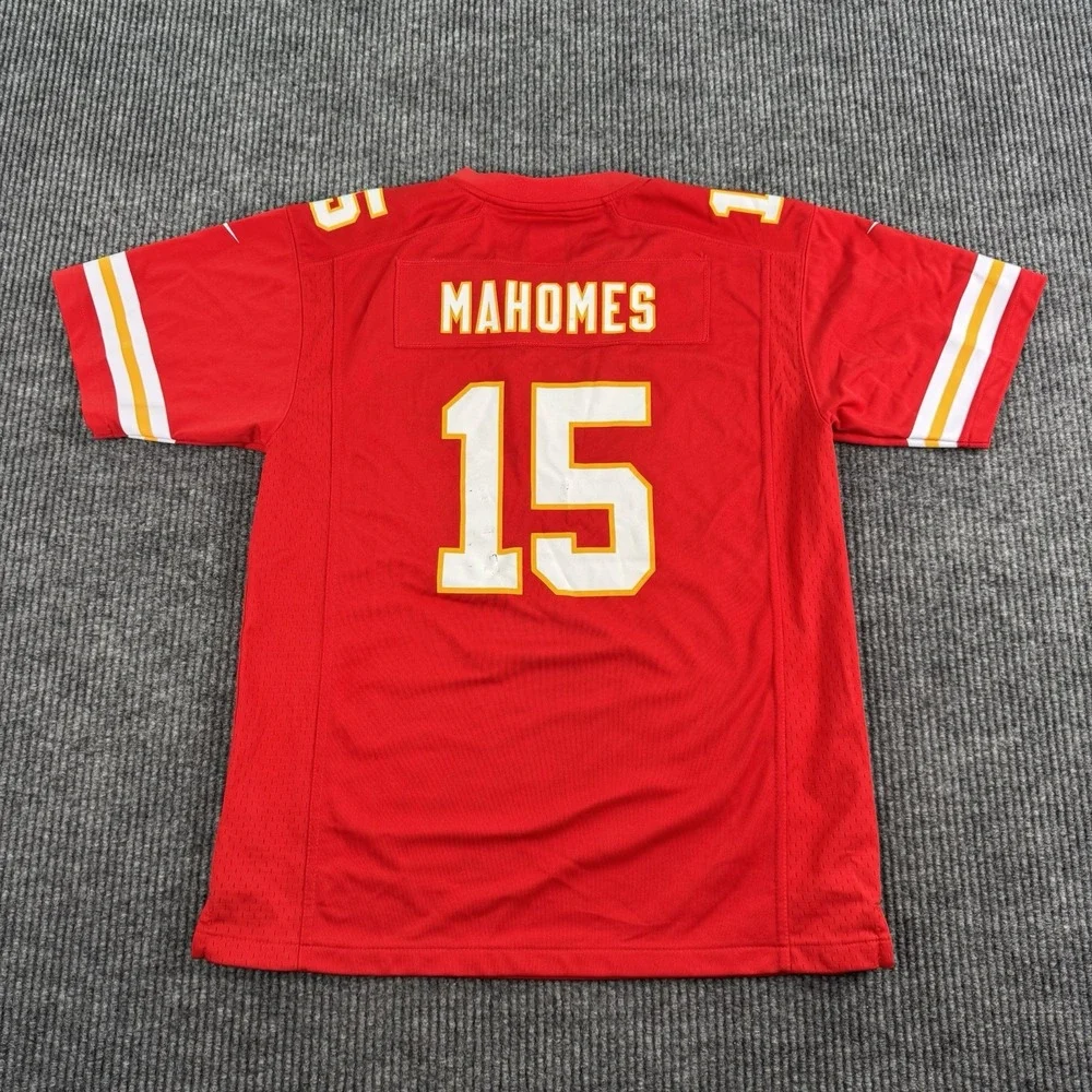 Patrick Mahomes Nike On Field Jersey Youth XL 18/20 Chiefs Red NFL AFC Patch